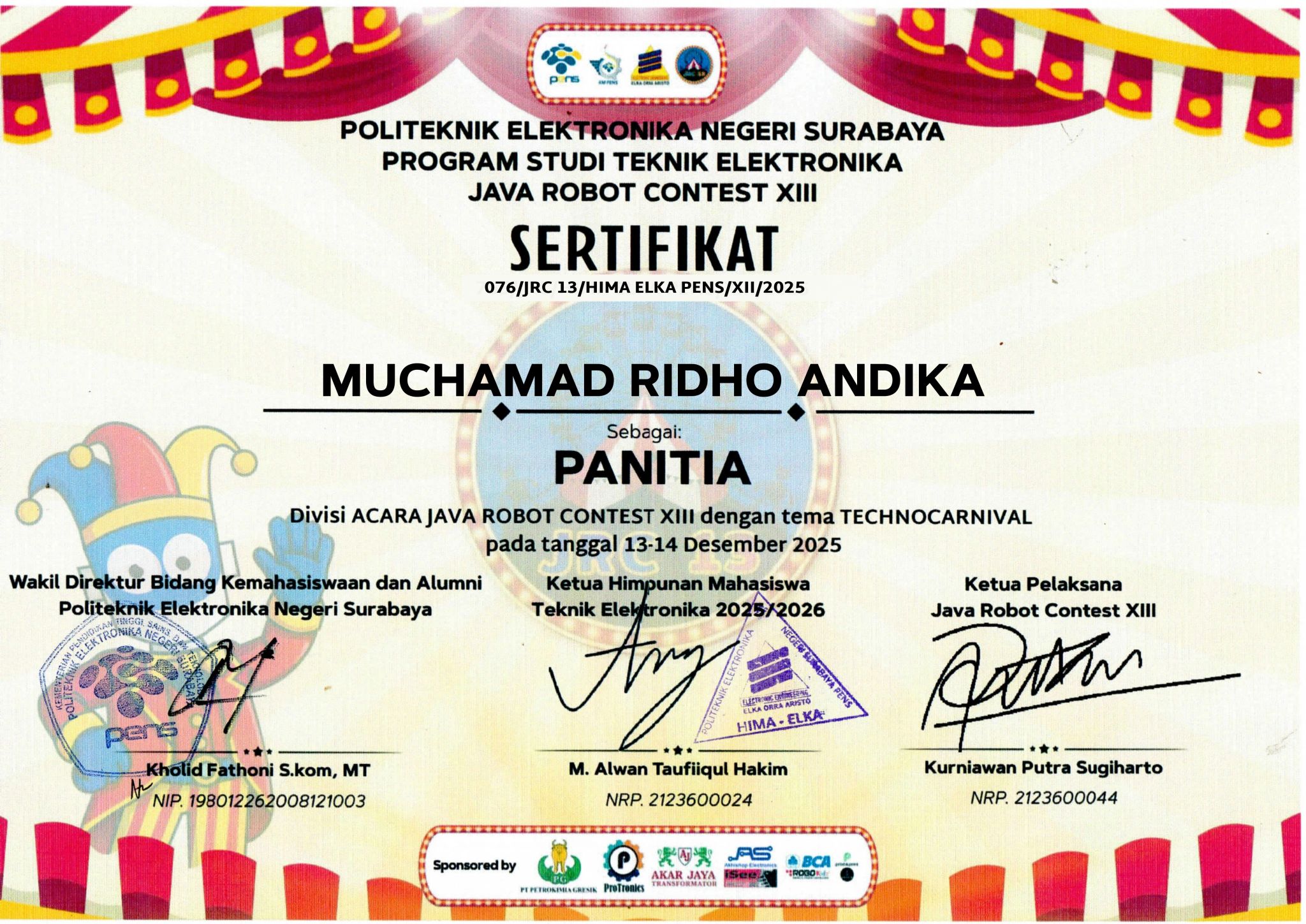 Dokumentasi Java Robot Contest XIII